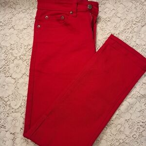 NWOT 32 X 32  Red Denim Jeans